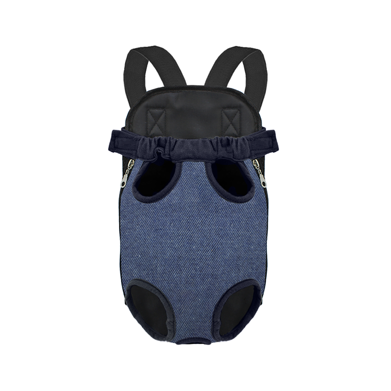 Рюкзак-кенгуру для тварин Lesko SY210814 Jeans M перенесення котам собакам 10 шт., фото 1