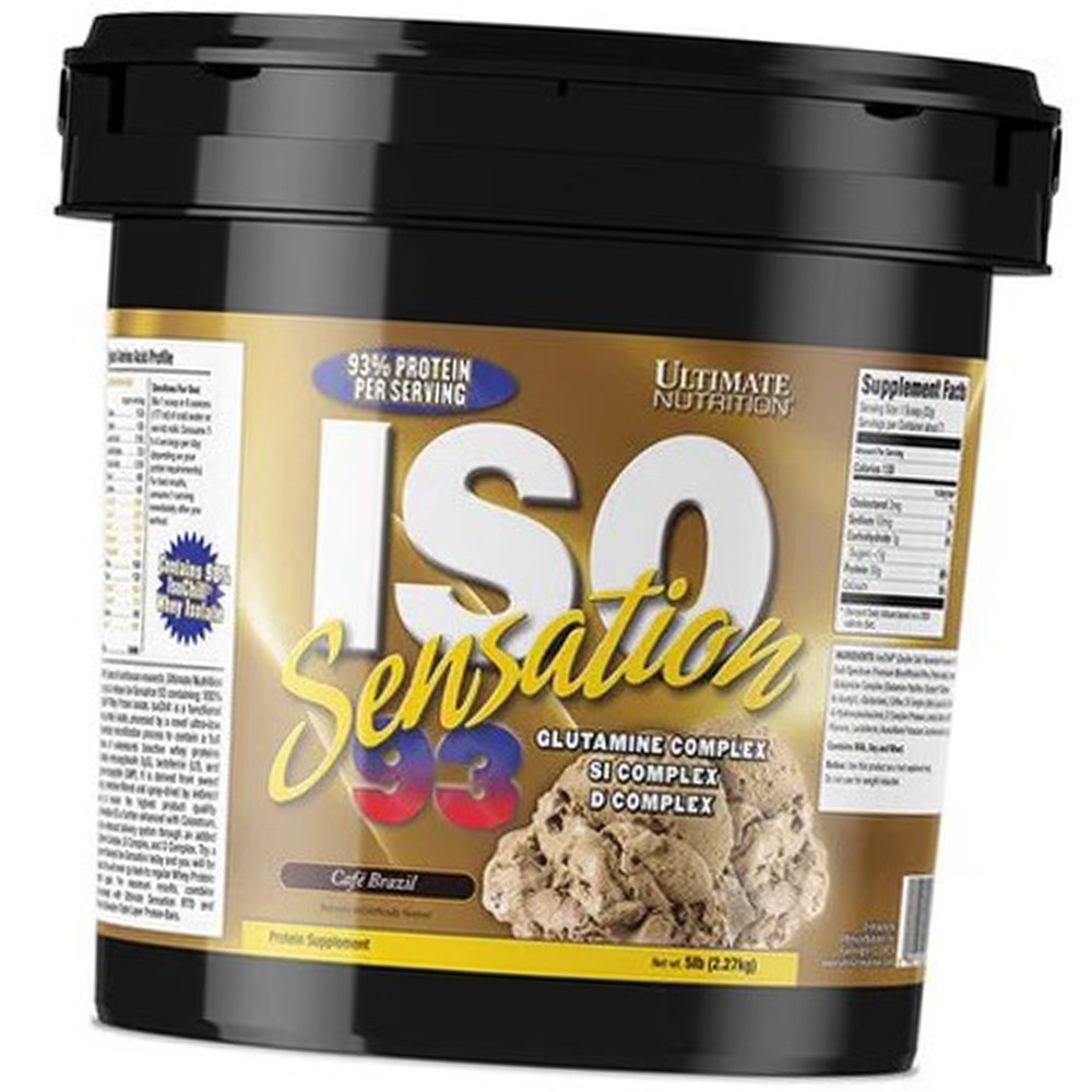 Ізолят сироваткового протеїну (білка) Ultimate Nutrition ISO Sensation 2.27 кг хіт продажу