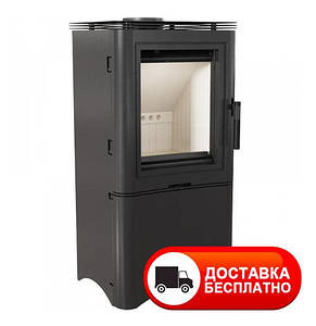 Піч Kratki Koza K5/S/W/D з нішею для дров, що замикається (сталева), фото 1