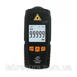 Безконтактний лазерний тахометр BENETECH GM8905 (50-500 мм) (2.5-99999RPM) з запам'ятовуванням MAX, MIN, LAST,