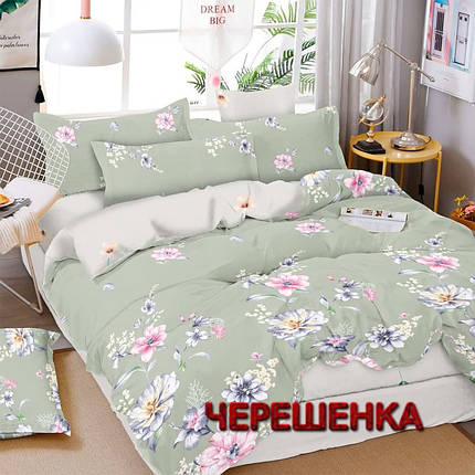 Тканина для постільної білизни Бязь "Gold" Lux GL1811 (A+B) - (50м+50м) квітковий принт, фото 1