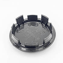 Ковпачки (заглушки) в литі диски Skoda 65 мм Чорні Хром, фото 3