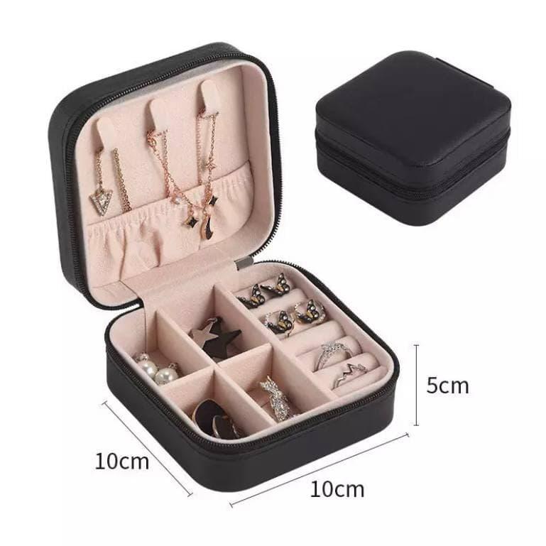 Скринька, органайзер, для прикрас, чорна