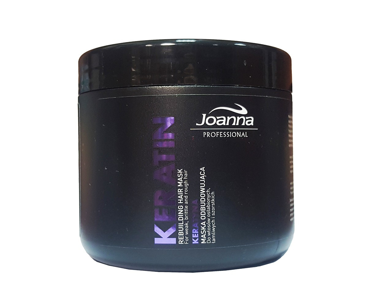 Професійна маска для волосся з кератином Joanna Professional Rebuilding Hair Mask with Keratin 500g