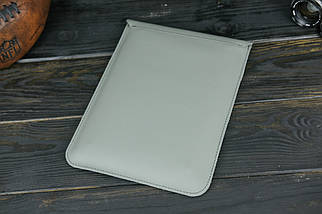 Шкіряний чохол для MacBook Air 13" (2018-2021) Дизайн №25, натуральна шкіра Grand, колір Сірий, фото 5