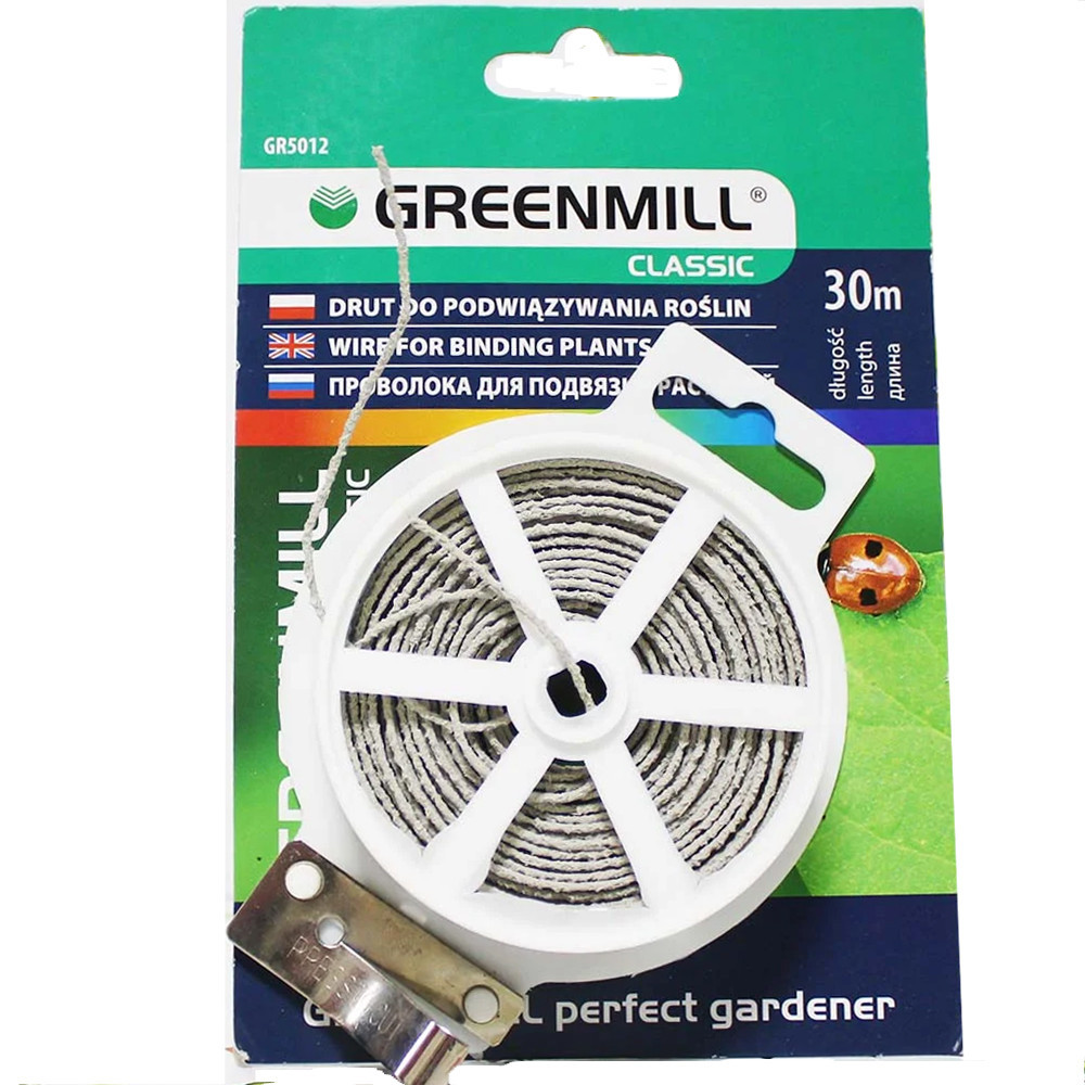 Стрічка саова на касеті(дріт) 30м матовий GR5012 Greenmill