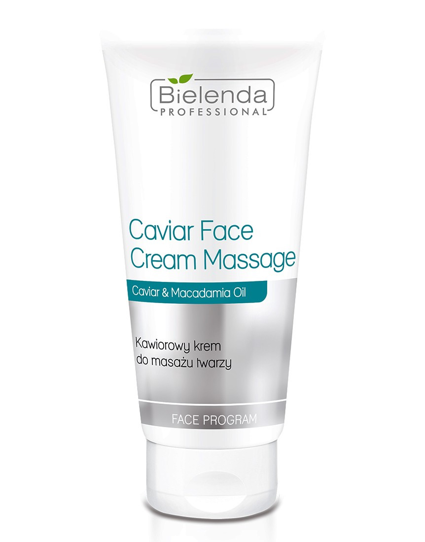 Масажний крем для обличчя з ікрою Bielenda Professional Caviar Face Cream Massage