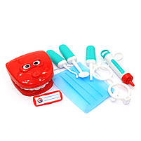 Іграшковий медичний Набір Стоматолога ТехноК 10 предметів 30*18*6 см (7358), фото 2