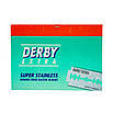 Блок двусторонних лезвий Derby Extra Green, фото 2