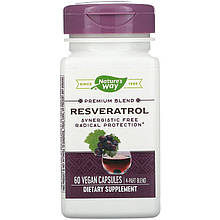 Ресвератрол Nature's Way "Resveratrol" захист від вільних радикалів (60 капсул)