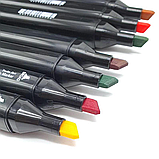 Набір маркерів скетч 120 шт для малювання на папері 120 шт для малювання. фломастери для дітей, фото 3