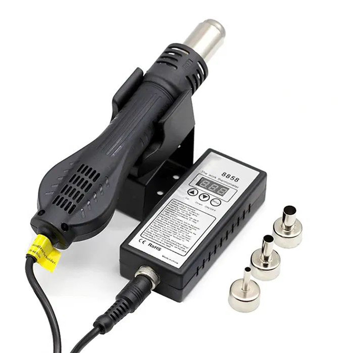 Паяльний фен 8858 термоповітряна паяльна станція 11-0027 (ID#1556107061 ...