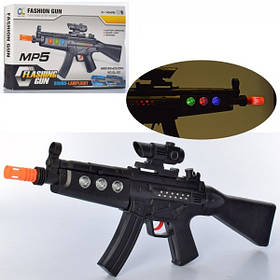 Автомат QL-021-022  55 см, звук, світло, лазер, на батарейці, у коробці, 39-24,5-5,5 см