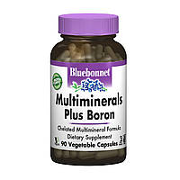 Мультиминералы + Бор з Залізом, Bluebonnet Nutrition, 90 гельових капсул