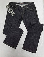 Джинси жіночі сірі прямі утеплені на байці Lempica denim