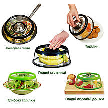 Вакуумні Кришки для Зберігання Продуктів 🎁 Комплект з 4 шт 🔥 для Посуду та гладких Поверхонь ❤️, фото 3