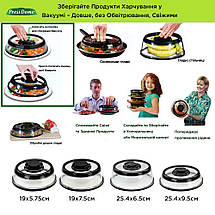 Вакуумні Кришки для Зберігання Продуктів 🎁 Комплект з 4 шт 🔥 для Посуду та гладких Поверхонь ❤️, фото 3