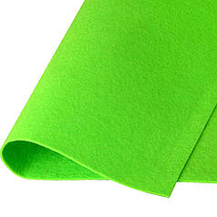 Фетр твердий 1,2 мм, 20х30 см, №18 салатовий (Корея)