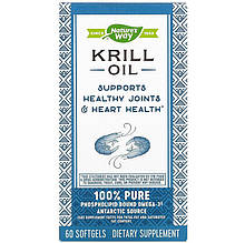 Масло криля Nature's Way, EfaGold "Krill Oil" 500 мг (60 капсул)