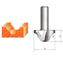 Фреза ГЛОБУС 2051 R4 пазова фасонна