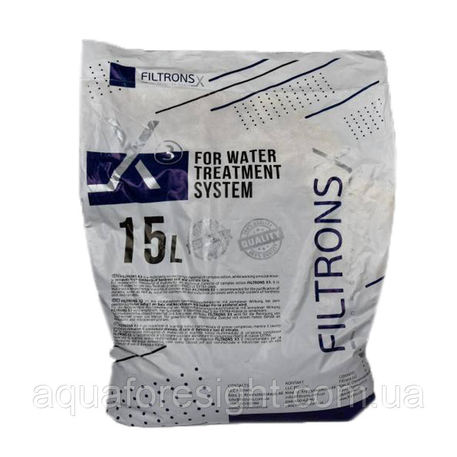 FILTRONS X3 для видалення солей жорсткості, нітратів, амонію, нітритів (15 л), фото 1