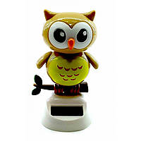 Сова танцующая на солнечной батарее (Flip Flap) (10,5х6х6 см)