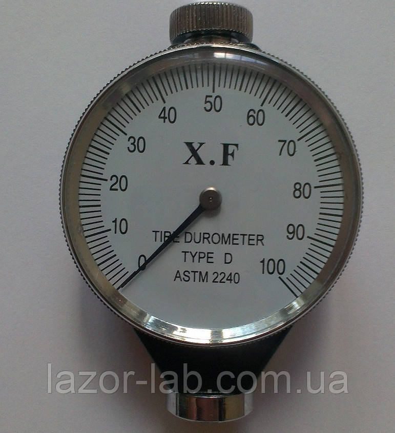 Дюрометр ( твердомер ) Шора D с одной стрелкой ASTM 2240-D, шкала 0-100 ...