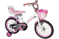 Детский велосипед для девочки Crosser Kids Bike18"