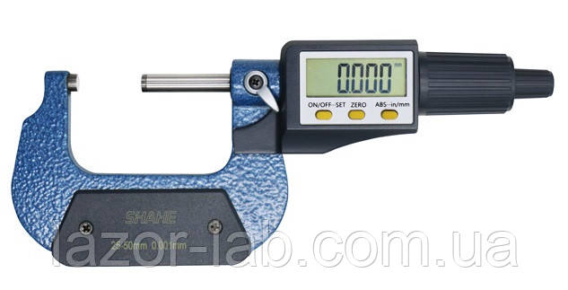 Мікрометр цифровий Shahe 25-50 мм / 0-1"0,001 (5205-50)