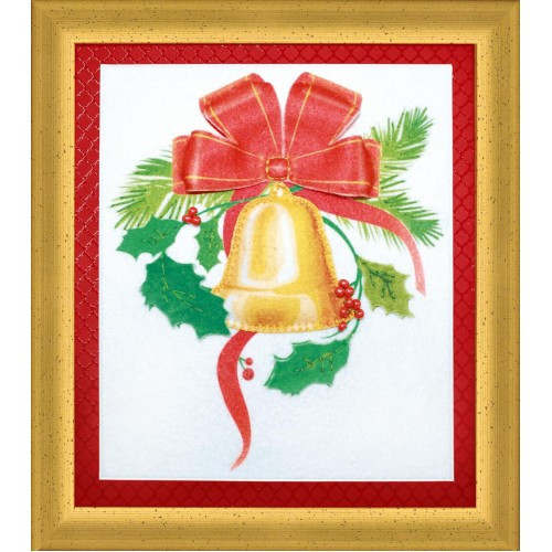 В-180 Різдвяний дзвіночок. Чарівна Міть. Набір з фетру, фото 1