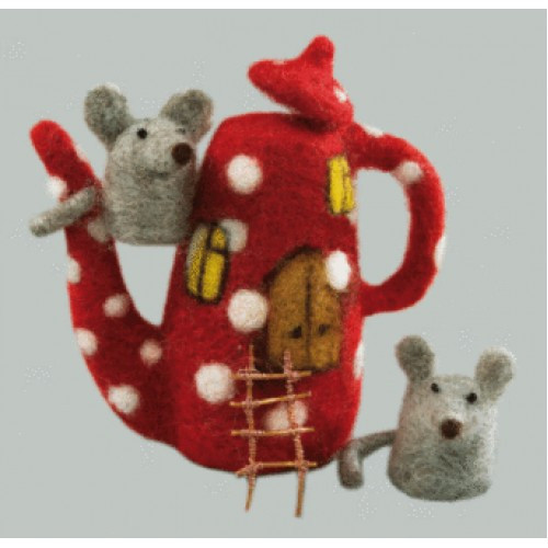 В-115 Чарівний будинок. Чарівна Міть. Набір для валяння, фото 1