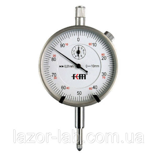 Індикатор годинникового типу KM-112-60-10 (0-10/0.01 мм) без вушка