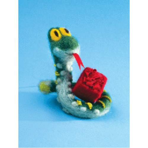 В-62 Чарівний змій. Чарівна Міть. Набір для валяння, фото 1