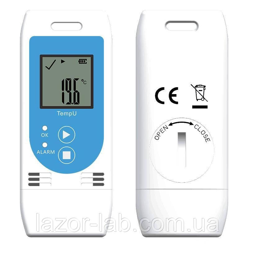 Реєстратор температури та вологості TZONE TZ-TempU03 від -30°C до 60°C; від 0 до 100%, 32000 точок, PDF