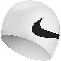 Шапочка для плавания Nike Big Swoosh Silicone Training Cap (NESS8163-100) White