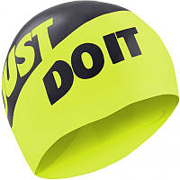 Шапочка для плавания Nike Just Do It (NESS9164-737) Yellow/Black