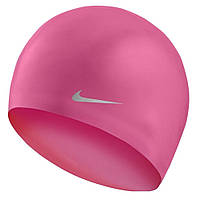 Шапочка для плавания Nike Swim Solid Silicone Youth Cap (TESS0106-678) Pink детская