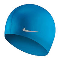 Шапочка для плавания Nike Swim Solid Silicone Youth Cap (TESS0106-458) Blue детская