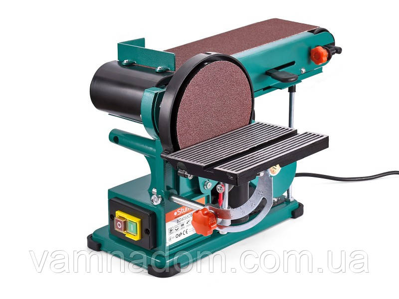 Дисково-стрічний шліфувальний верстат (0.55 кВт, 150 мм) Sturm BG6055DB, фото 1