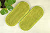 Дошка з цвяхами для ніг Morebi JB-95 зелене з жовтими цвяхами полегшена  для подорожей ретритів, фото 7