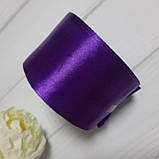 Стрічка атласна. Ширина 5 см. Колір фіолетовий., фото 2