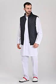 Медичний жилет Юкон 2 (стійка) стьобаний Темно-синій