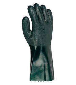 Doloni рукавички робочі захисні на бавовняній основі з ПВХ покриттям, розмір 9, D-Fender 3895