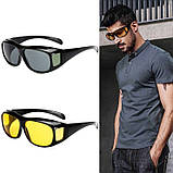 Окуляри антиблікові для водіїв HD Vision 2шт, фото 4