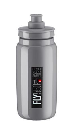 Фляга ELITE Fly сіра з чорним лого 550ml