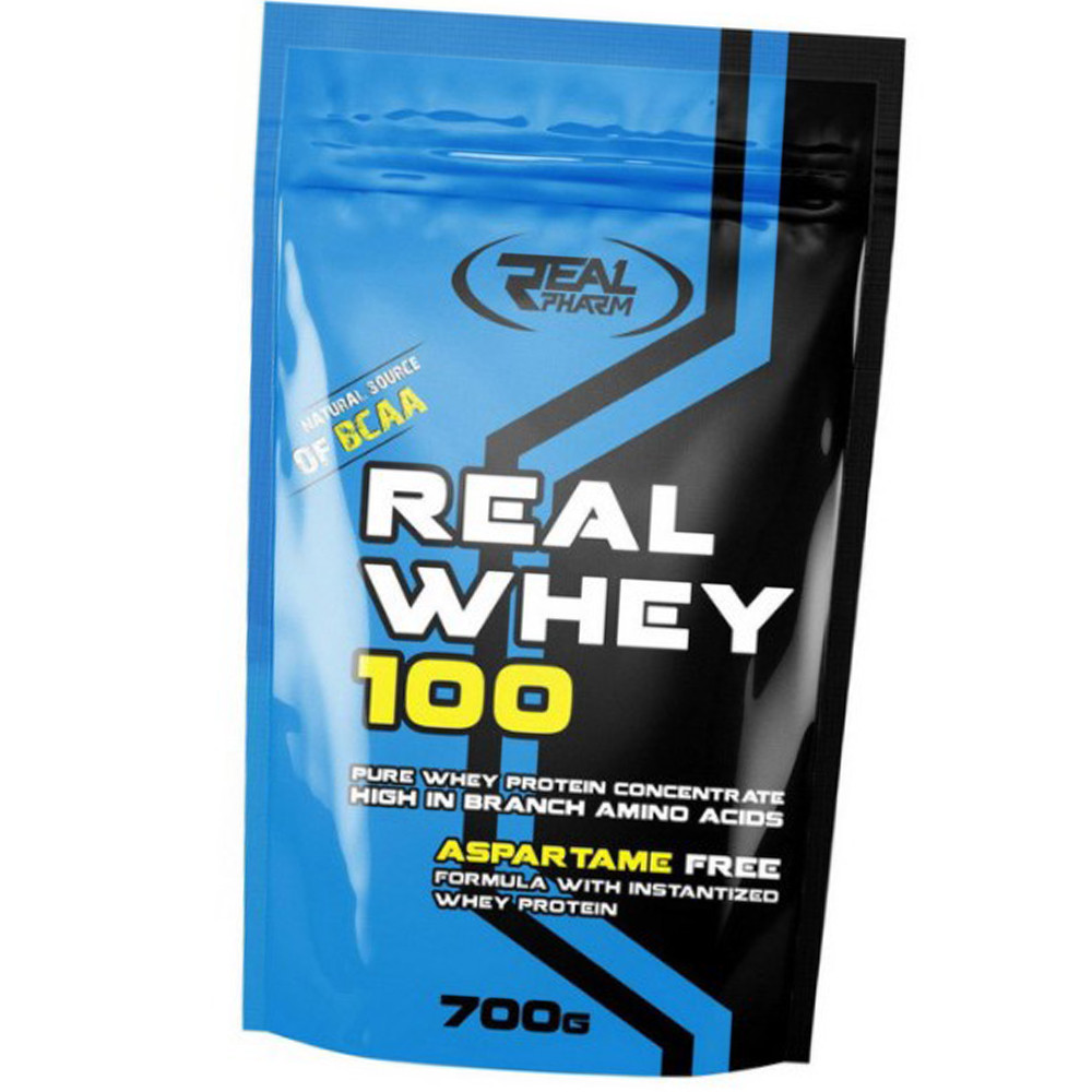 Концентрат сироваткового протеїну (білка) Real Pharm Real Whey 100 700 г