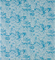 Стильна самоклеюча 3D панель Блакитний мармур 700х770х5мм (065)