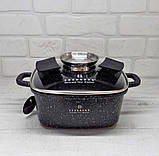Набір каструль казанів із мармуровим антипригарним покриттям Edenberg EB-3986 Набір кухонного посуду 5 предметів, фото 9