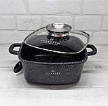 Набір каструль казанів із мармуровим антипригарним покриттям Edenberg EB-3986 Набір кухонного посуду 5 предметів, фото 8