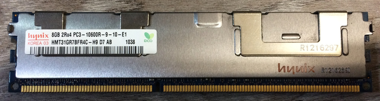 8GB DDR3 1333MHz Hynix 10600R 2Rx4 PC3 REG ECC RAM Серверна оперативна пам'ять